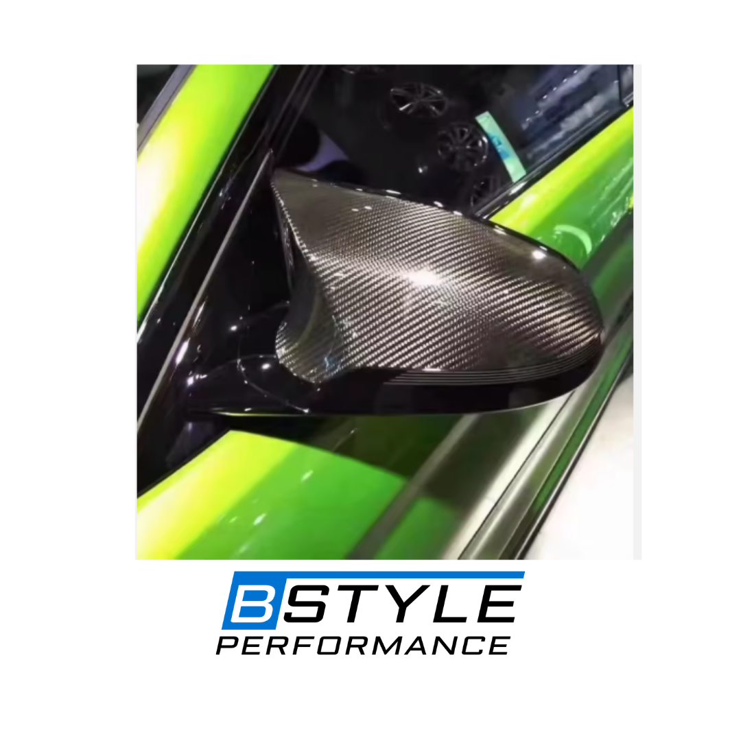 BMW F80 M3 F82 M4 Real Wet Carbon Fiber Side Mirror Cover Overlays