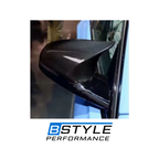 BMW F80 M3 F82 M4 Real Wet Carbon Fiber Side Mirror Cover Overlays