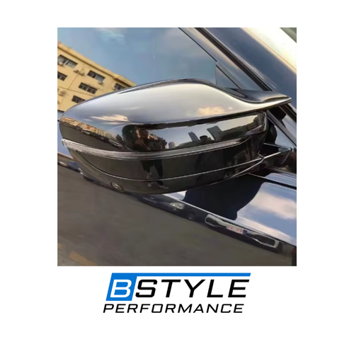 BMW 3 & 4 Series G20 G22 G26 M-Style Gloss Black Mirror Covers - RHD