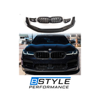 For BMW M5 F90LCI Carbon Fiber Body Kit Front Grille Front Lip Rear Lip Side Skirts Spoiler Mirror Covers Fender Trims 2021-2023