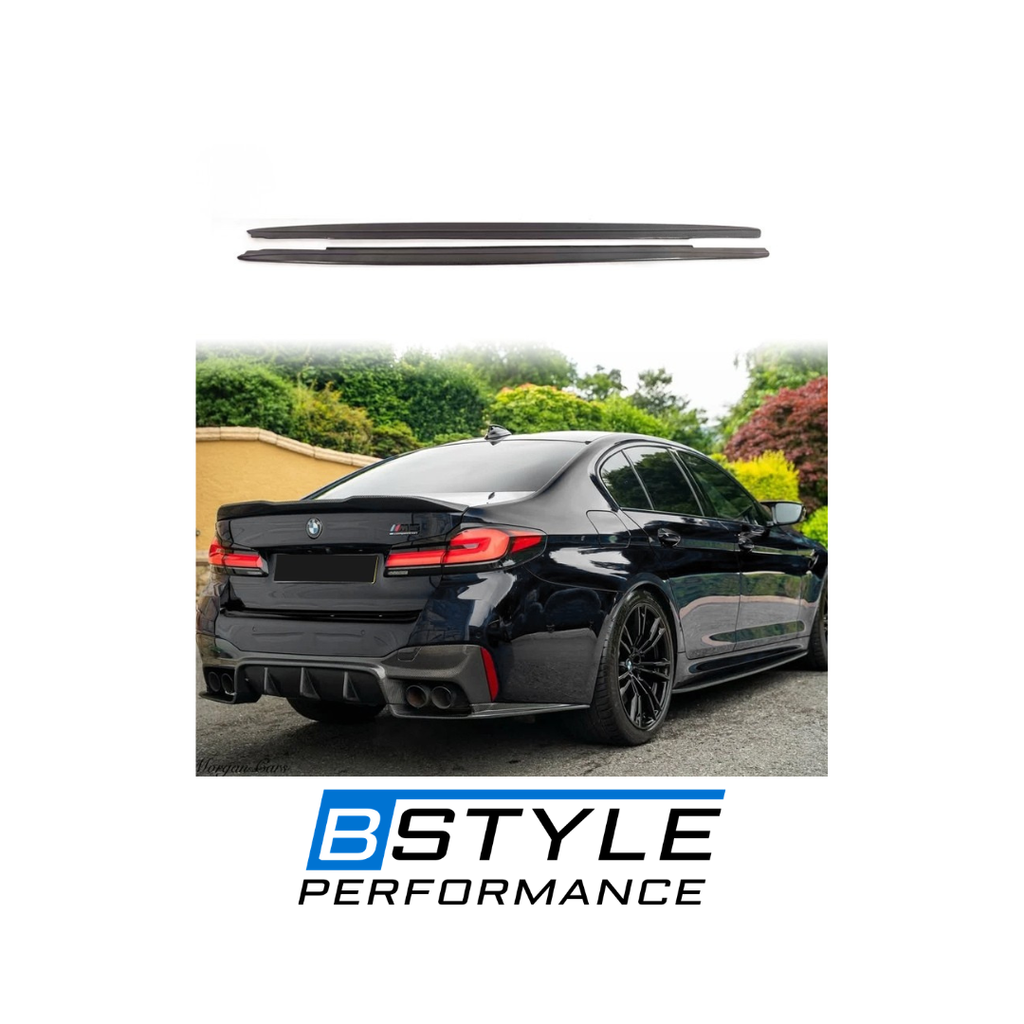 For BMW M5 F90LCI Carbon Fiber Body Kit Front Grille Front Lip Rear Lip Side Skirts Spoiler Mirror Covers Fender Trims 2021-2023
