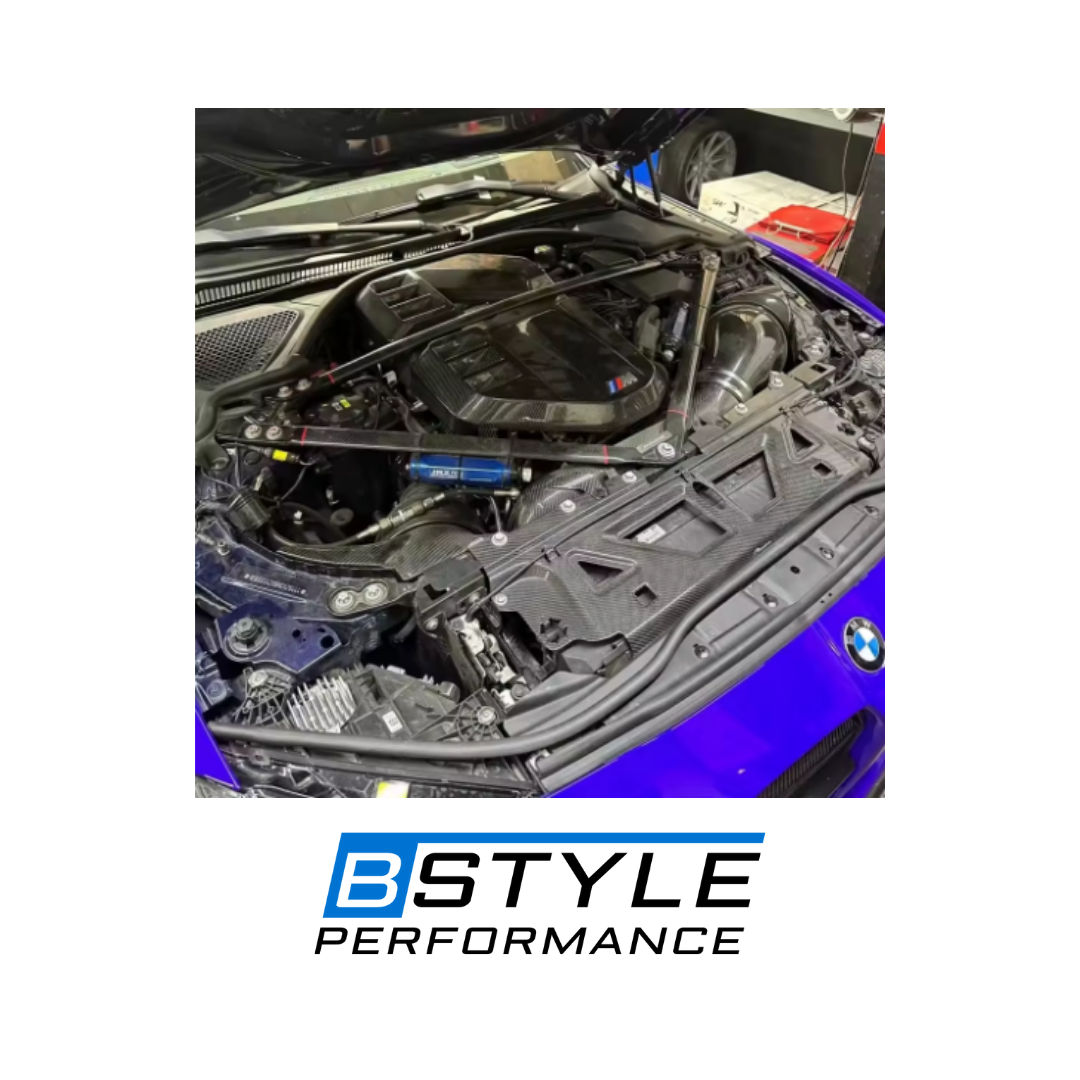 BMW 2 Series M2 G87 Carbon Fiber Style Front Headlight Cover Trim