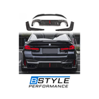 For BMW M5 F90LCI Carbon Fiber Body Kit Front Grille Front Lip Rear Lip Side Skirts Spoiler Mirror Covers Fender Trims 2021-2023