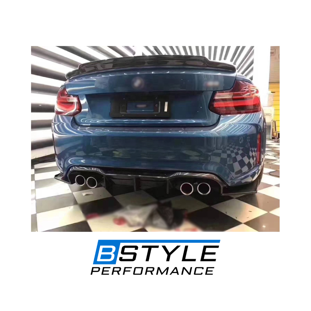 BMW F87 M2 MTC Style Carbon Fiber Rear Bumper Diffuser