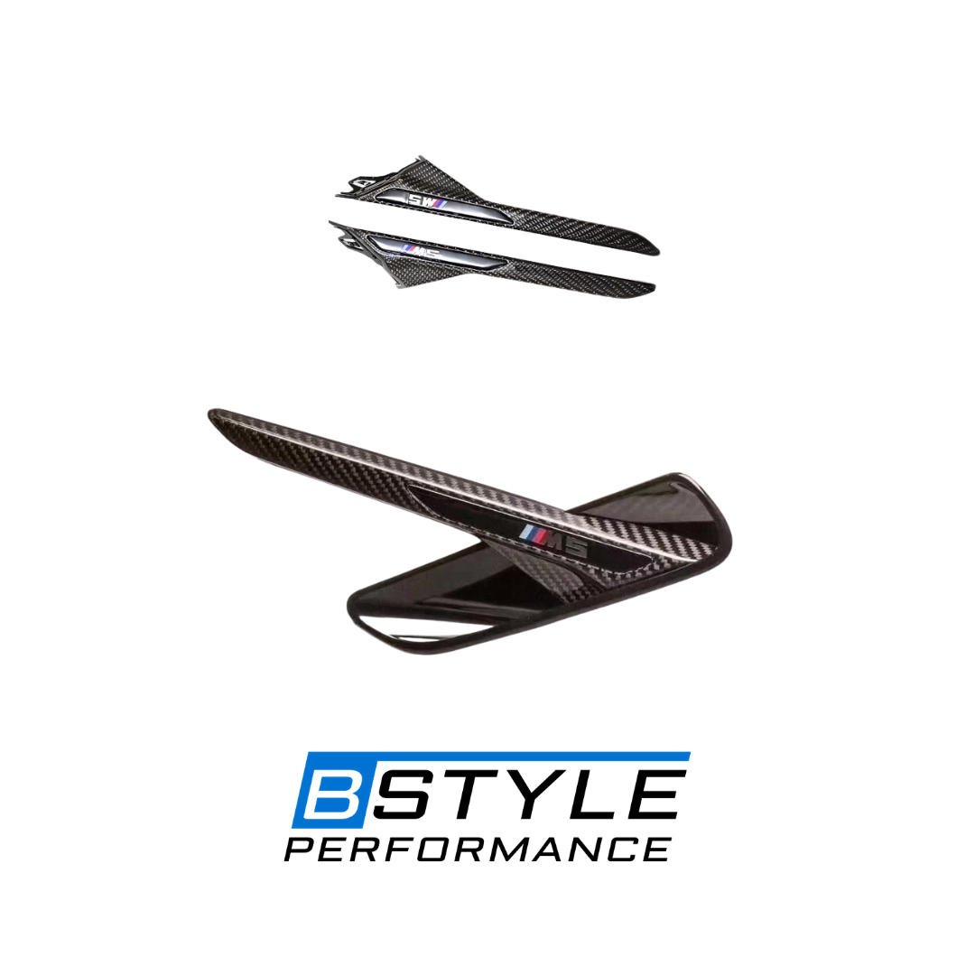 For BMW M5 F90LCI Carbon Fiber Body Kit Front Grille Front Lip Rear Lip Side Skirts Spoiler Mirror Covers Fender Trims 2021-2023