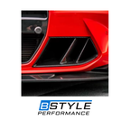 BMW G80 M3 G82 M4 R44 Style Dry Carbon Fiber Front Bumper Side Vent Inlets