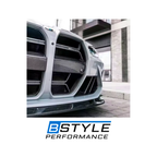 BMW G80 M3 G82 M4 R44 Style Dry Carbon Fiber Front Bumper Side Vent Inlets