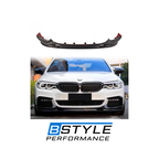 For BMW 5 Series G30 Pre 2017-2020 Carbon Fiber Front Lip High-Quality 3D-Style Carbon Fiber Front Bumper Lip Splitter