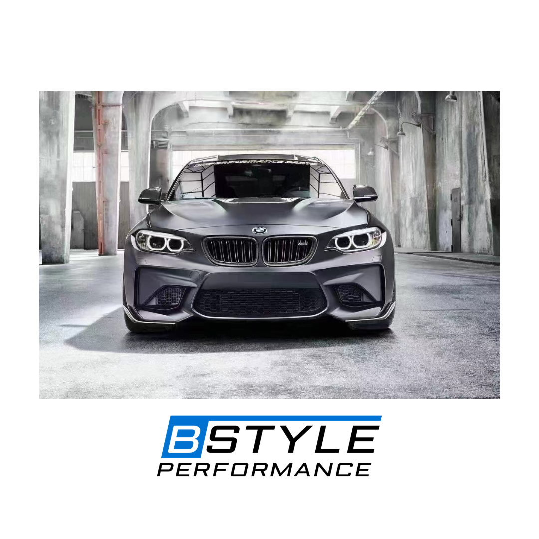 BMW F87 M2 Real Dry Carbon Fiber Front Bumper Corner Splitters