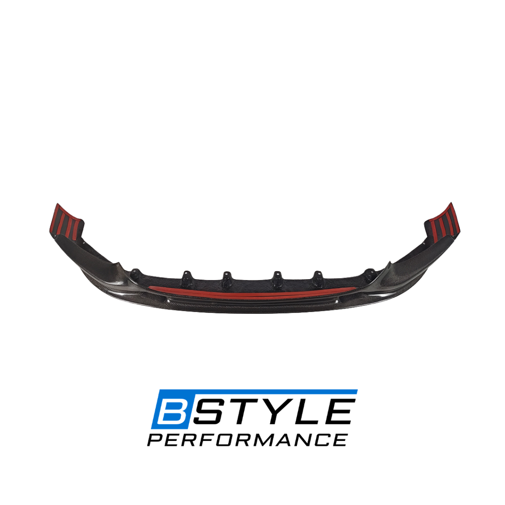 For BMW 5 Series G30 Pre 2017-2020 Carbon Fiber Front Lip High-Quality 3D-Style Carbon Fiber Front Bumper Lip Splitter
