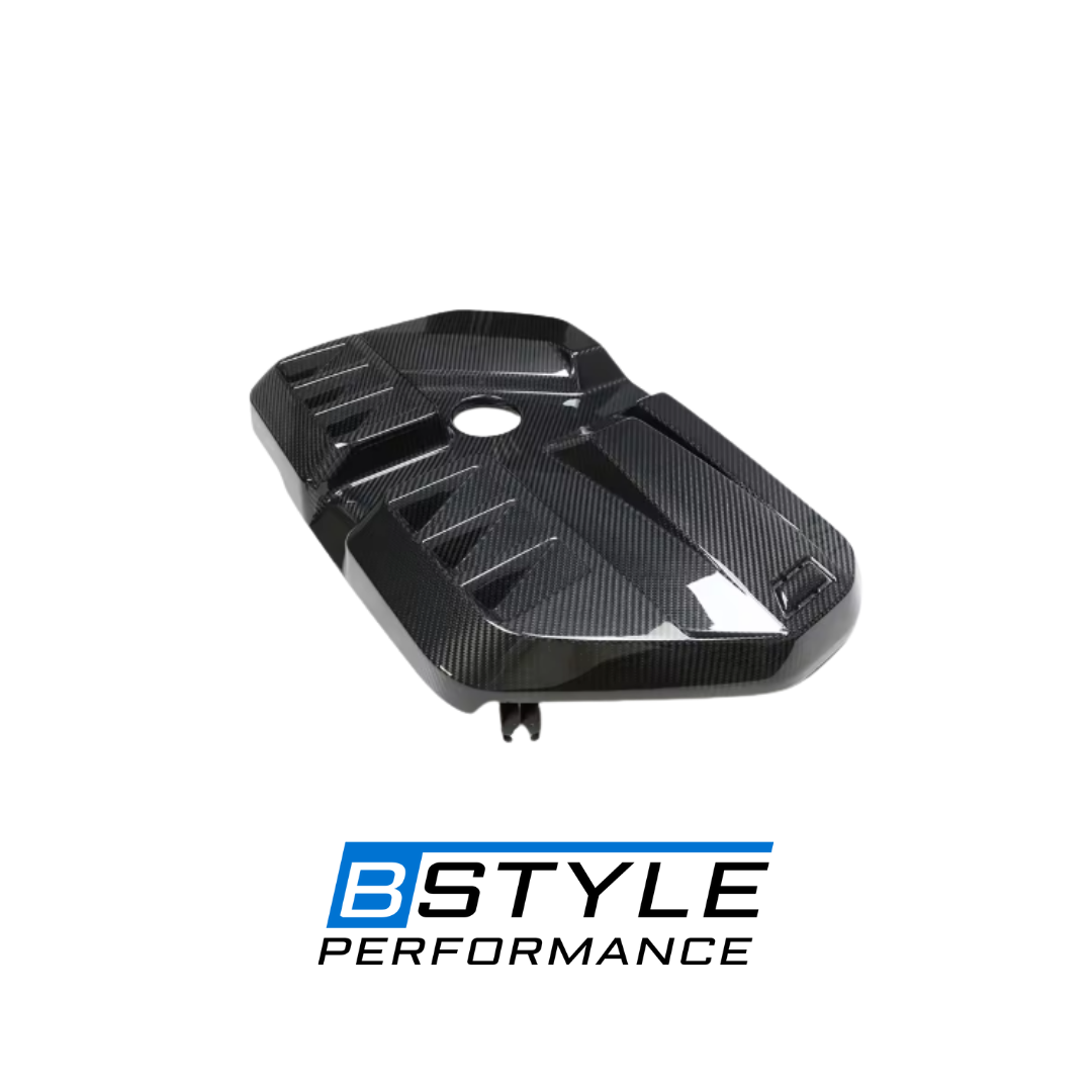 BMW G80 M3 G82 M4 G87 M2 Dry Carbon Fiber Engine Cover & Front Bumper Side Vents