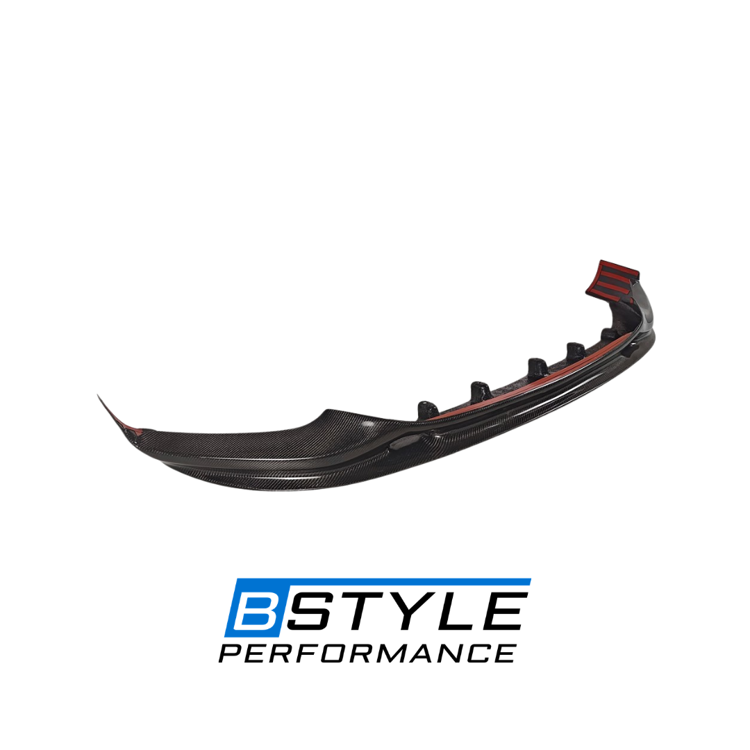 For BMW 5 Series G30 Pre 2017-2020 Carbon Fiber Front Lip High-Quality 3D-Style Carbon Fiber Front Bumper Lip Splitter