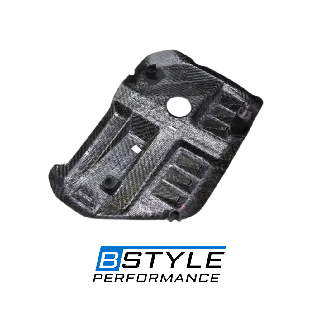 BMW G80 M3 G82 M4 G87 M2 Dry Carbon Fiber Engine Cover & Front Bumper Side Vents