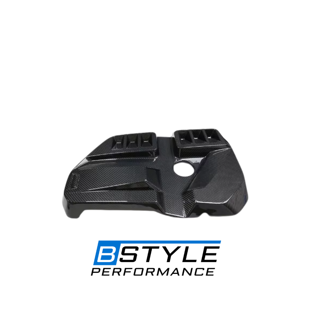 BMW G80 M3 G82 M4 G87 M2 Dry Carbon Fiber Engine Cover & Front Bumper Side Vents