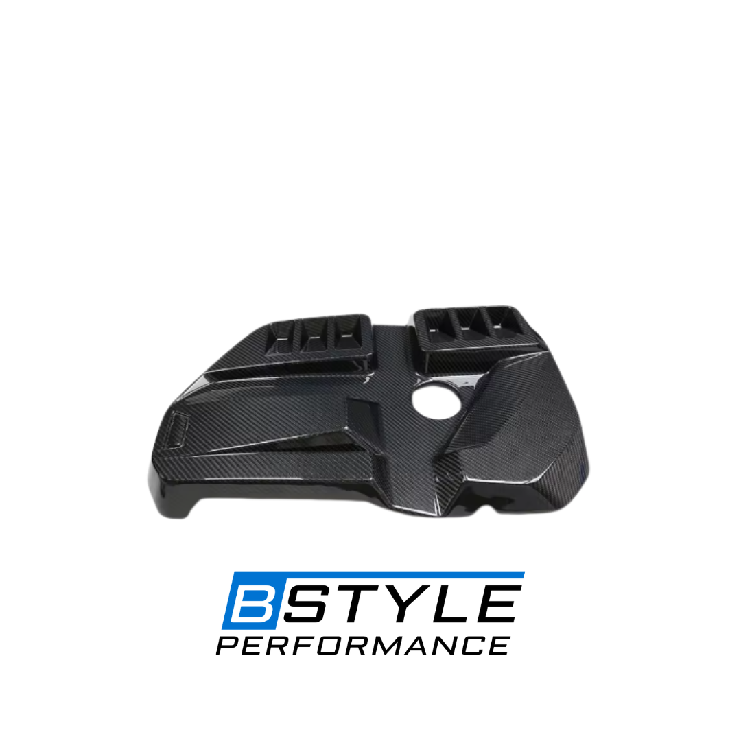 BMW G80 M3 G82 M4 G87 M2 Dry Carbon Fiber Engine Cover & Front Bumper Side Vents