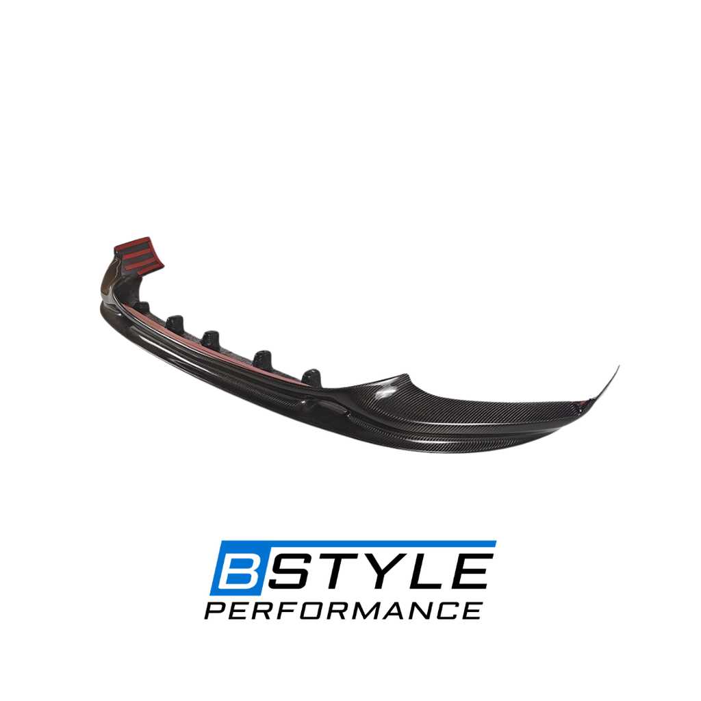 For BMW 5 Series G30 Pre 2017-2020 Carbon Fiber Front Lip High-Quality 3D-Style Carbon Fiber Front Bumper Lip Splitter