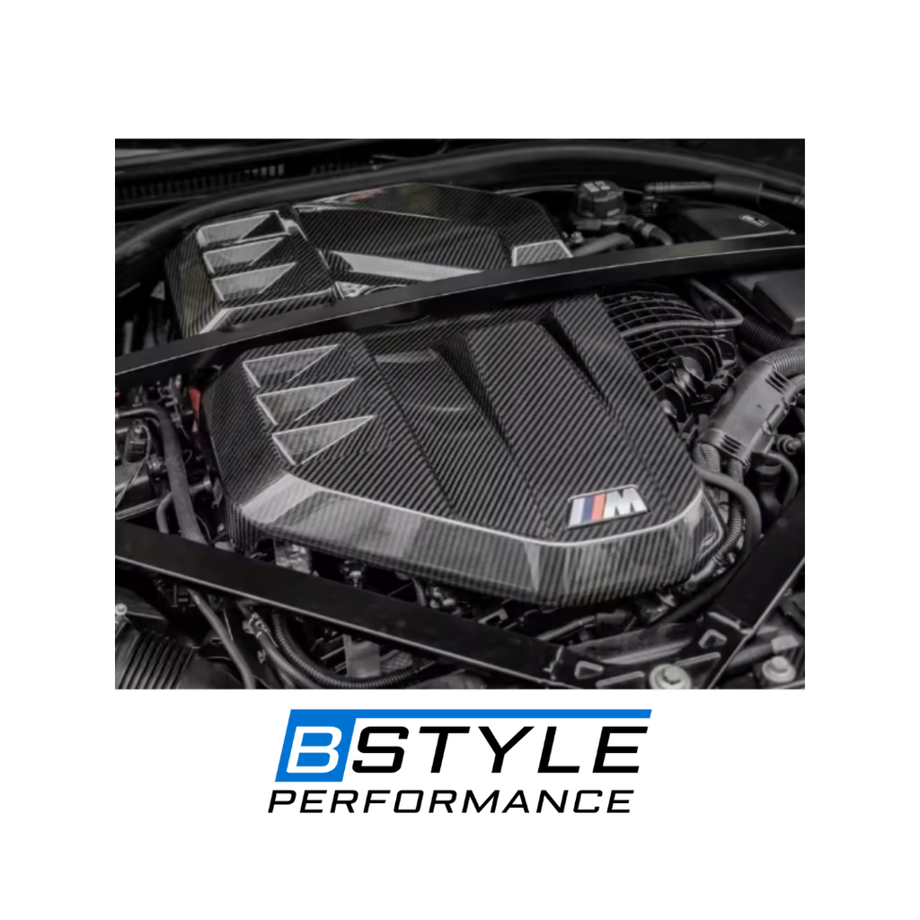 BMW G80 M3 G82 M4 G87 M2 Dry Carbon Fiber Engine Cover & Front Bumper Side Vents