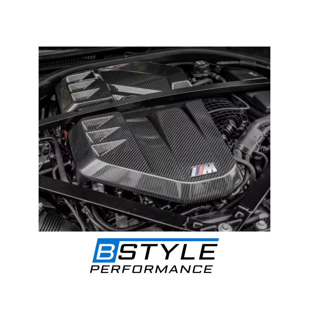 BMW G80 M3 G82 M4 G87 M2 Dry Carbon Fiber Engine Cover & Front Bumper Side Vents