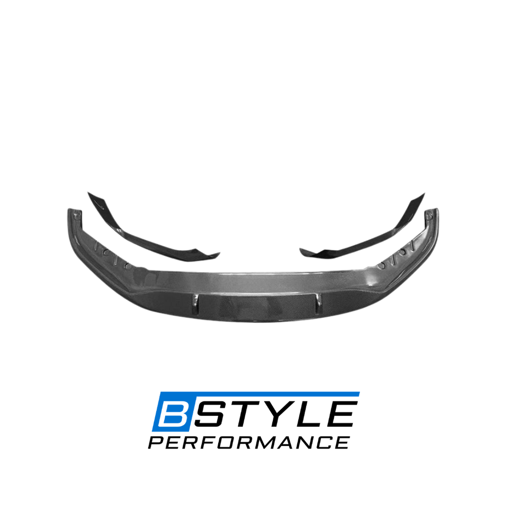 BMW 5 Series G30 LCI MP Style Carbon Fiber Front Bumper Lip Splitter
