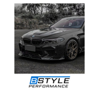 BMW F90 M5 Pre-LCI A-Style Carbon Fiber Front Bumper Lip Splitter