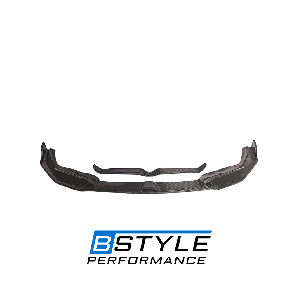 BMW F90 M5 Pre-LCI A-Style Carbon Fiber Front Bumper Lip Splitter