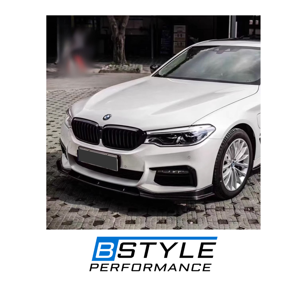 BMW 5 Series G30 & G31 M Sport FD Style Real Carbon Fiber Front Lip