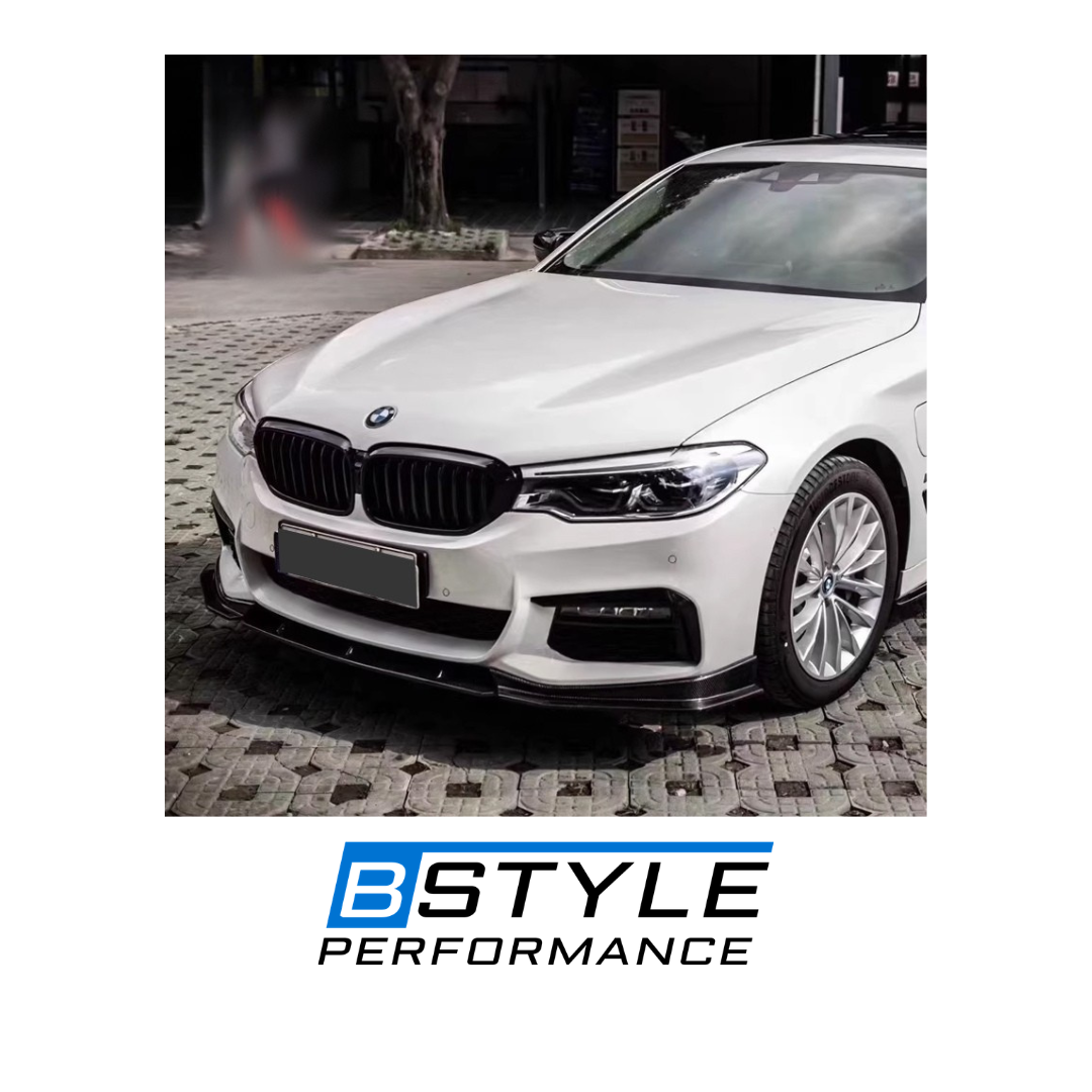 BMW 5 Series G30 & G31 M Sport FD Style Real Carbon Fiber Front Lip