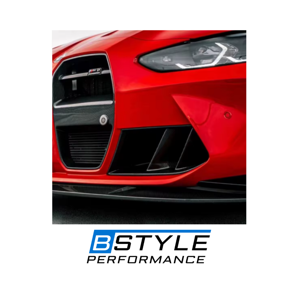 BMW G80 M3 G82 M4 MP-Style Dry Carbon Fiber Front Bumper Side Vents