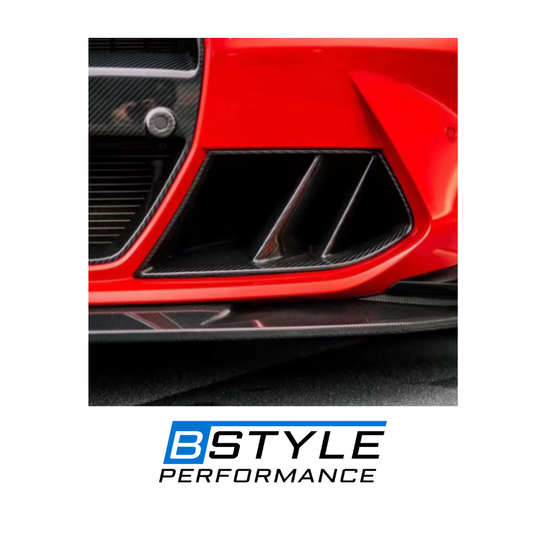 BMW G80 M3 G82 M4 MP-Style Dry Carbon Fiber Front Bumper Side Vents
