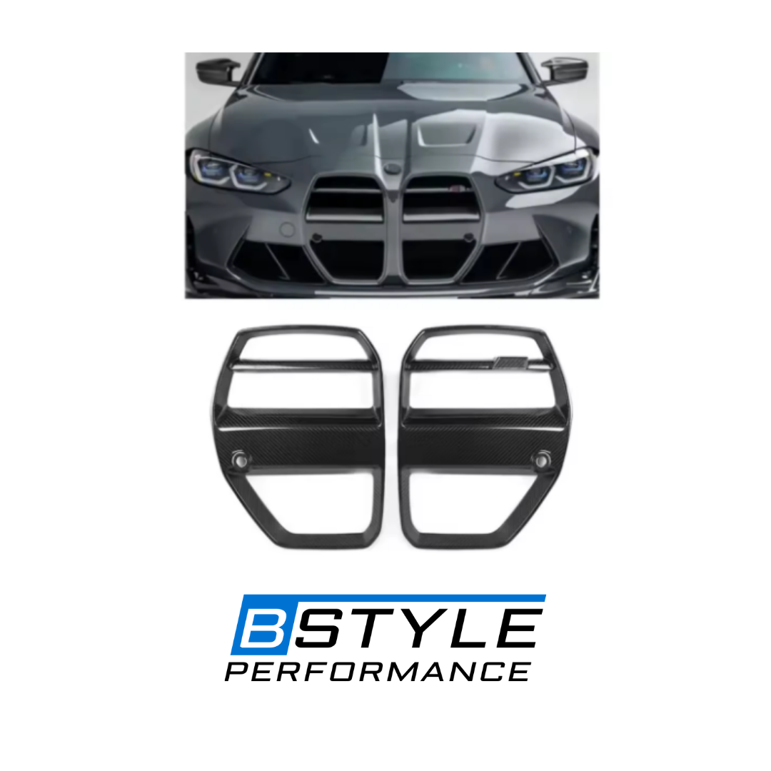 BMW G80 M3 G82 M4 CSL-Style Dry Carbon Fiber Front Grille Conversion Kit