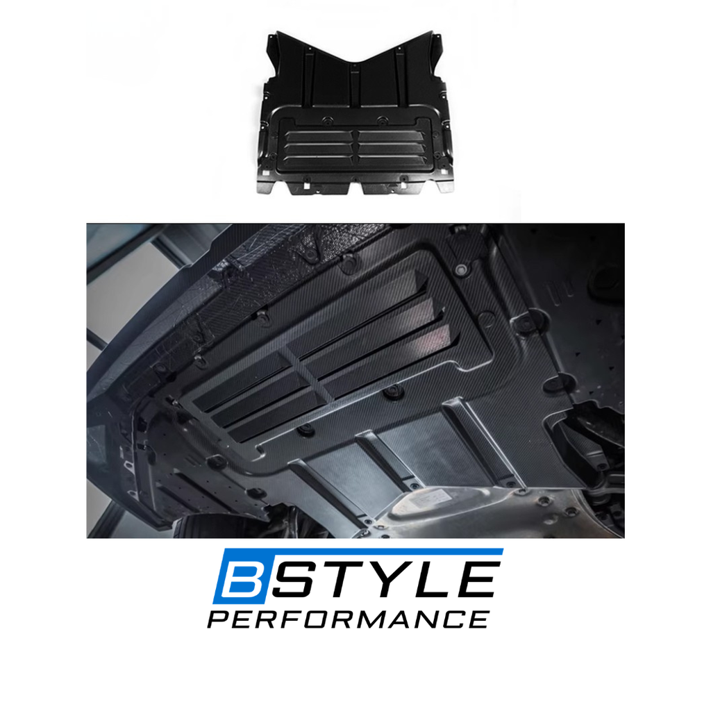 BMW M5 G90 & G99 Dry Carbon Fiber Engine & Oil Cooler Guard