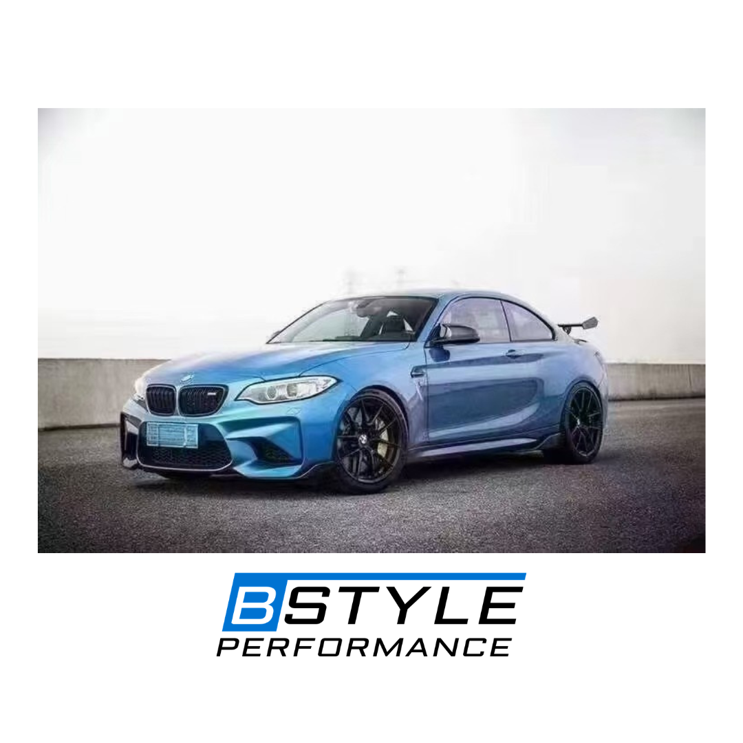 BMW F87 M2 Real Dry Carbon Fiber Front Bumper Corner Splitters