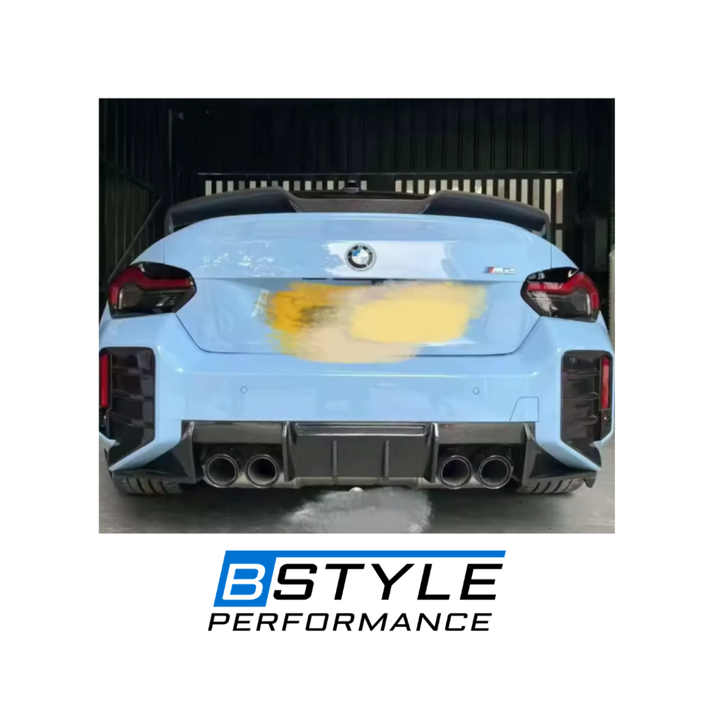 BMW G87 M2 MHC Style Dry Carbon Fiber Rear Diffuser