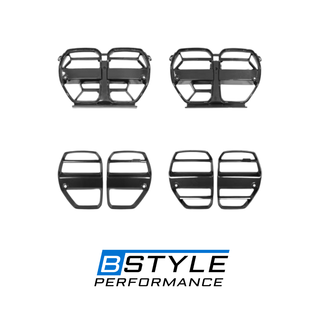 BMW G80 M3 G82 M4 CSL-Style Dry Carbon Fiber Front Grille Conversion Kit