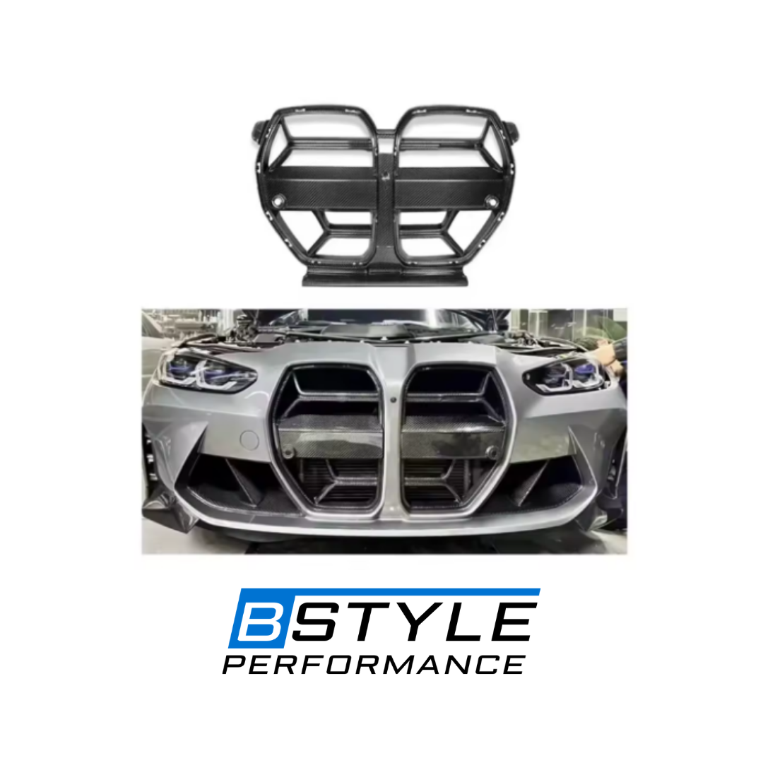 BMW G80 M3 G82 G83 M4 CSL-Style Dry Carbon Fiber Front Kidney Grille