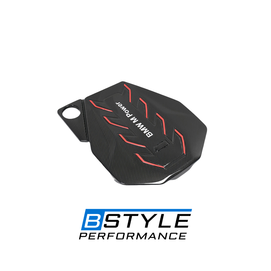 BMW M5 G90 OEM Style Carbon Fiber Engine Bay Cover 5-Piece Set