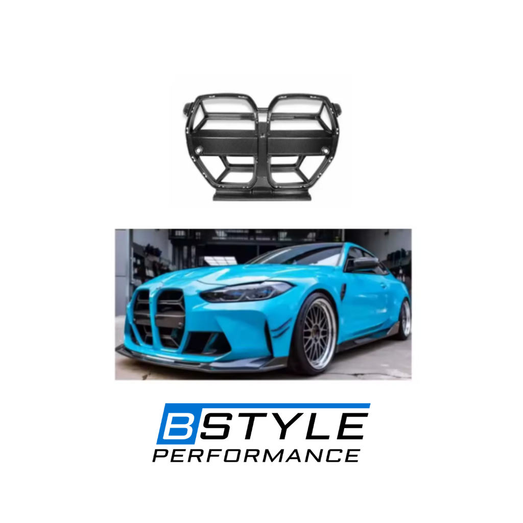BMW G80 M3 G82 G83 M4 CSL-Style Dry Carbon Fiber Front Kidney Grille