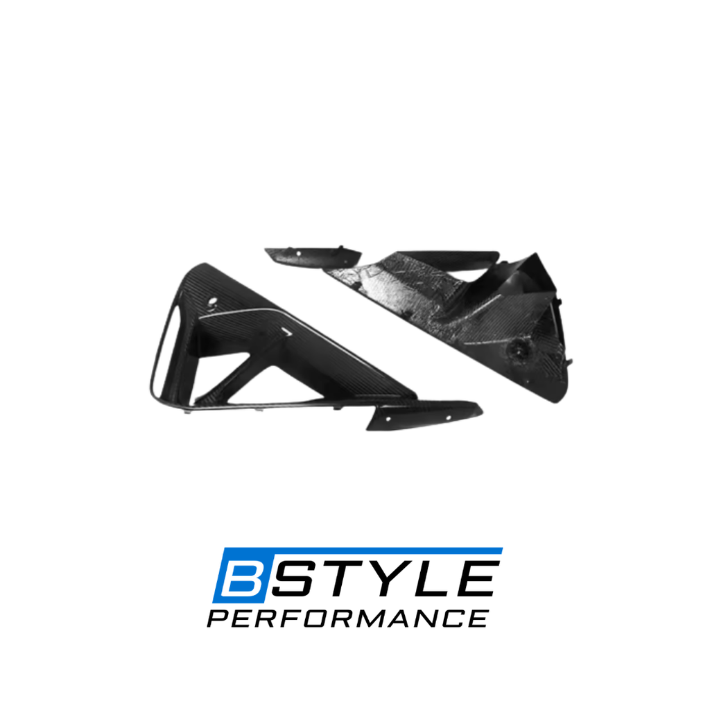 BMW G42 G87 M235i M240i Dry Carbon Fiber Fog Light Air Vents