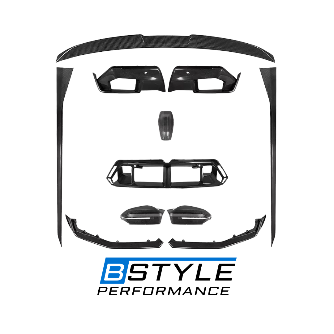 BMW M5 G90 MP Style Dry Carbon Fiber Full Aero Body Kit