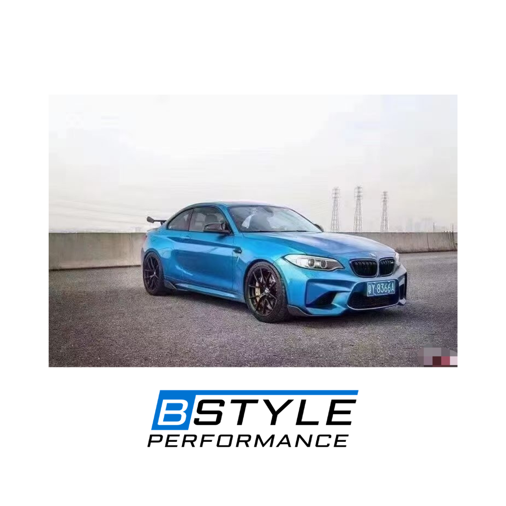 BMW F87 M2 Real Dry Carbon Fiber Front Bumper Corner Splitters
