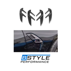 BMW G80 M3 G82 M4 Dry Carbon Fiber Front Fender Splitter Trims