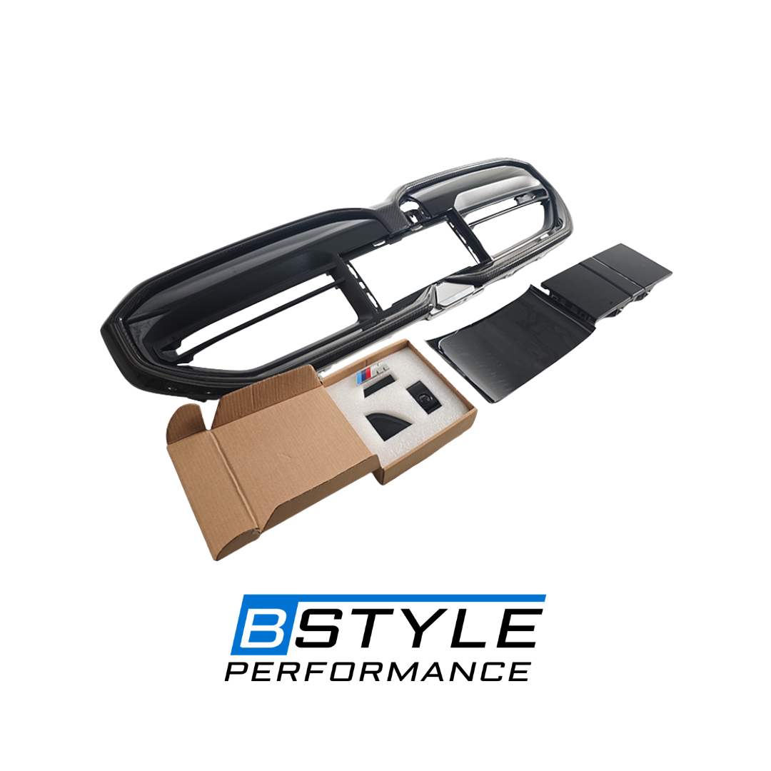 For BMW M5 G90 5 Series G60 G61 I5 M60 Dry Carbon Fiber Grille High-end Quality