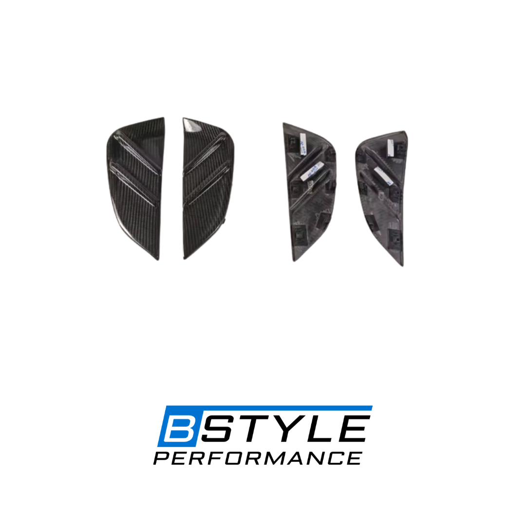 BMW G80 M3 G82 M4 MP-Style Dry Carbon Fiber Front Fender Vent Trims