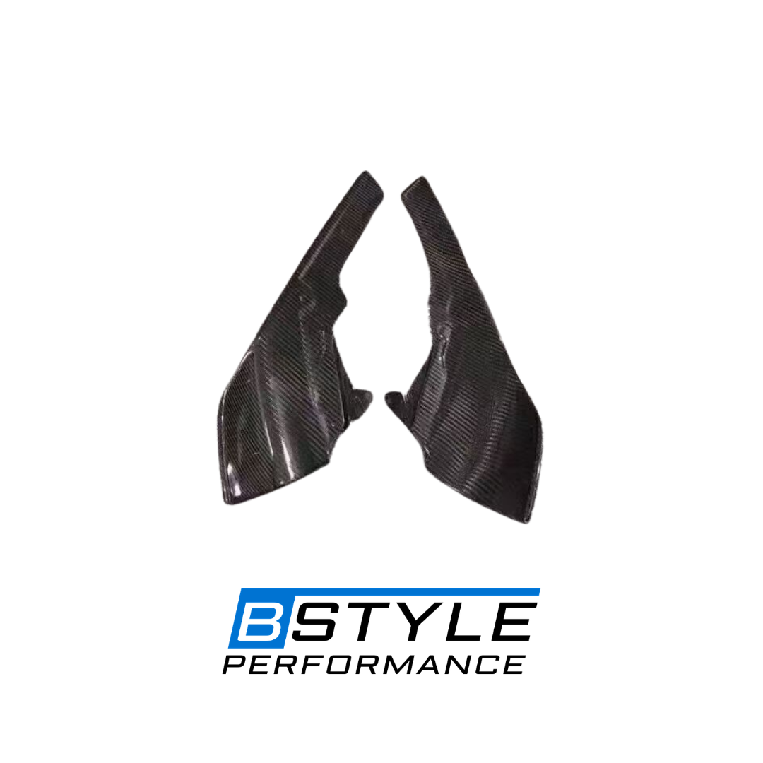 BMW F87 M2 Real Dry Carbon Fiber Front Bumper Corner Splitters