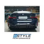 For BMW G20 LCI 2023+ FD Style Carbon Fiber Rear Lip / Diffuser - Real Carbon Fiber for 330i M340i Models, Not for Pre facelift