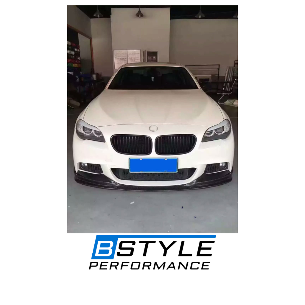 BMW 5 Series F10 & F11 MP Style Carbon Fiber Front Bumper Lip