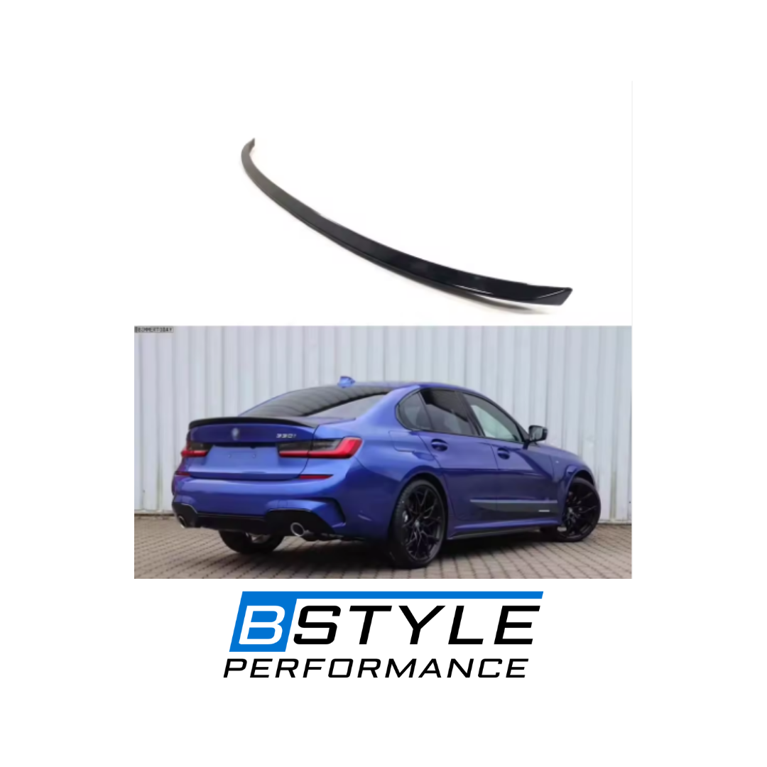 BMW 3 Series G20 G28 MP Style Gloss Black Rear Trunk Spoiler