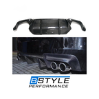 BMW F10 M5 3D Style Real Wet Carbon Fiber Rear Bumper Diffuser