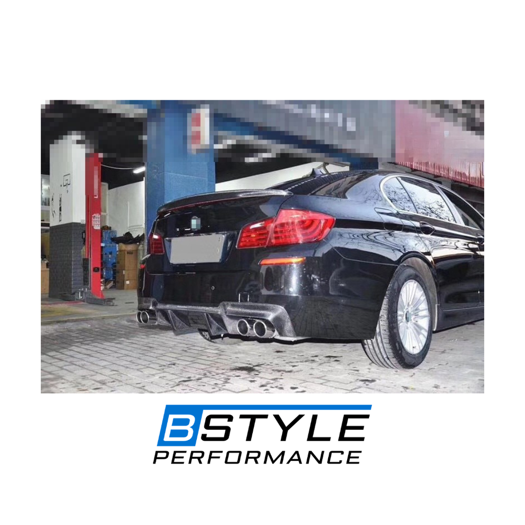 BMW F10 M5 3D Style Real Wet Carbon Fiber Rear Bumper Diffuser