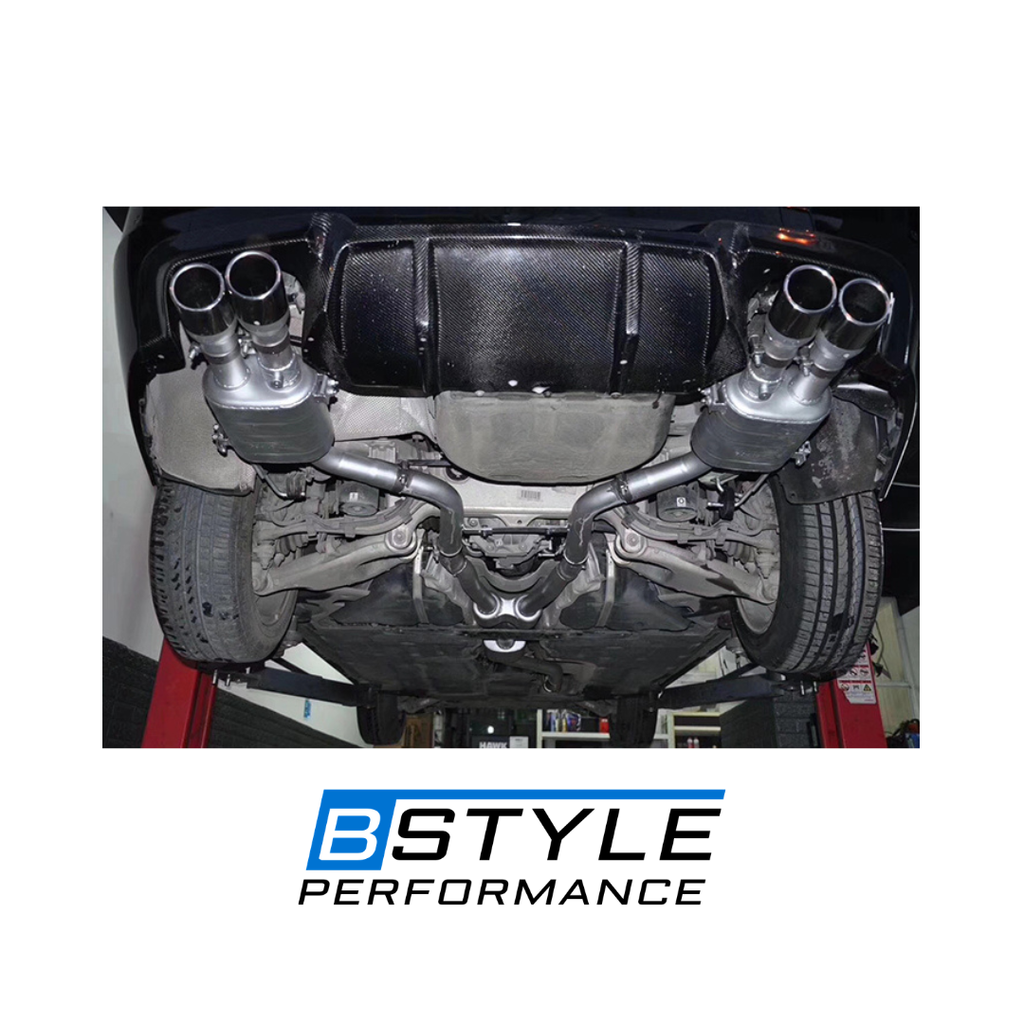 BMW F10 M5 3D Style Real Wet Carbon Fiber Rear Bumper Diffuser
